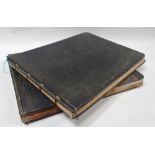 Ordnance Survey Maps - 1 inch:1 mile scale, two elephant size bound folders containing detailed