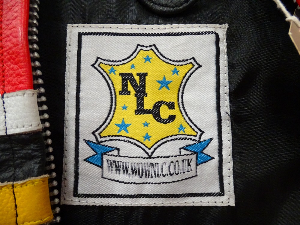 Vintage Fashion - An NLC leather motorcycle jacket, size large. - Image 2 of 4