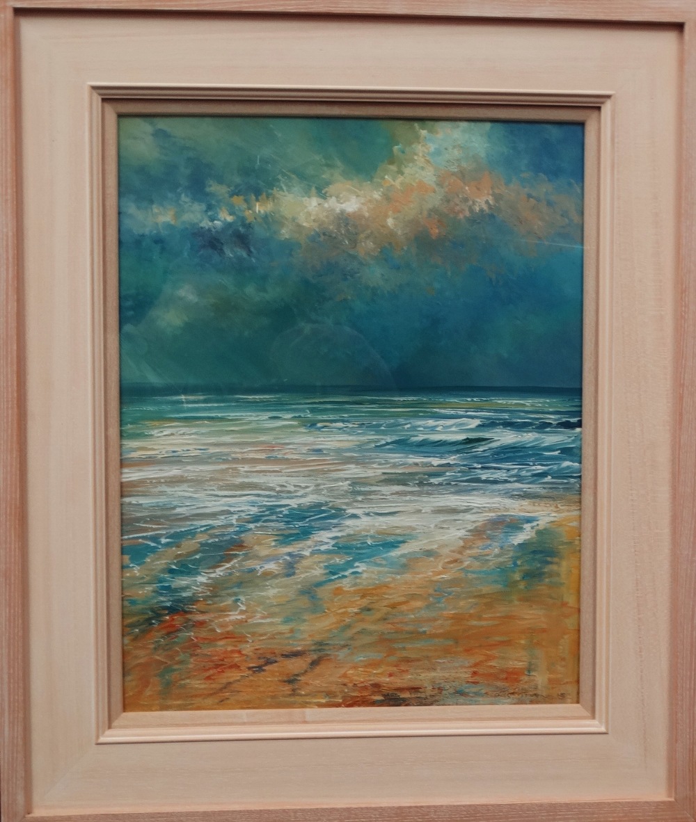 IAN SHEARMAN Incoming Tide Late Autumn Afternoon Acrylic on board Signed and dated 13 Framed and - Image 2 of 5