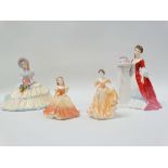 Royal Doulton and Coalport - A Royal Doulton lady figure 'Rendezvous' HN2212, another entitled '