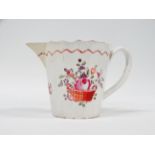 Liverpool cream jug - An 18th/19th century sparrow beak cream jug, height 7cm.