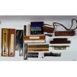 Scientific instruments etc. - To include, a Stanley London military range finder, 1938, in brown