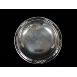 Silver Georg Jensen - A sterling silver small circular tray, inscribed 'Denmark Georg Jensen