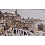 FRED YATES (1922-2008) St Ives Harbour Oil on board Signed Framed Picture size 17.5 x 30cm Overall