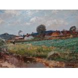 WALTER MCADAM (1866-1935) Country Scene Oil on canvas Signed Framed Picture size 39.5 x 54cm Overall
