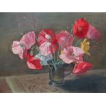 DAVID BUCHANAN (XX) Shirley Poppies Oil on board Signed Picture size 46 x 62cm