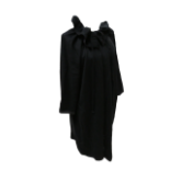 Christian Dior ladies cape - A black woollen Christian Dior Boutique ladies cape, length 125cm.