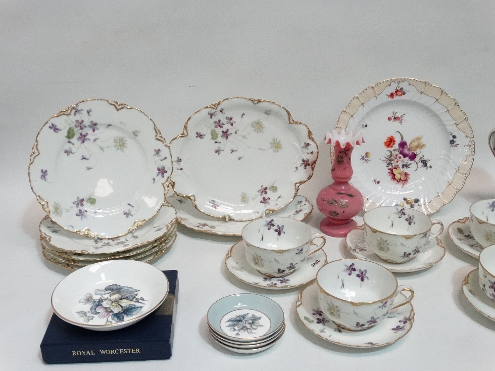 Assorted ceramics - to include, a Booths pot and cover gilt decorated with a peacock and roses, - Image 2 of 5