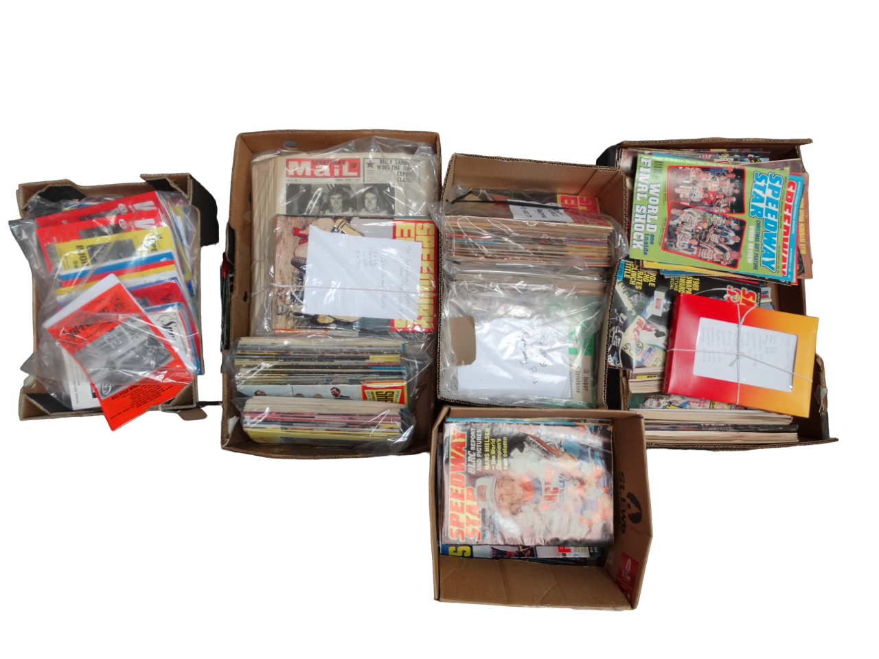 A large quantity of Speedway Star & News - late 1960's to 1990's together with other speedway