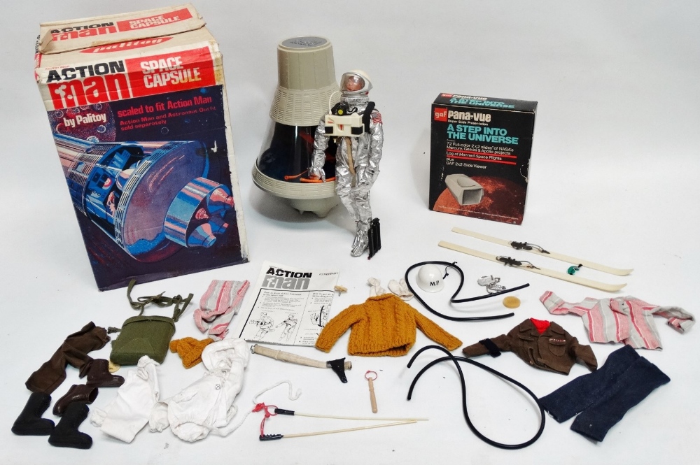 Palitoy, Action Man - a boxed vintage Palitoy Action Man Space Capsule, complete with original inner