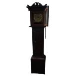 John Belling ofBodmin - 30 hour longcase clock with engraved brass dial and chaper ring set out in