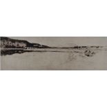 STRATHEARN Etching Framed and glazed Picture size 7.3 x 22cm Overall size 22.7 x 37.5cm