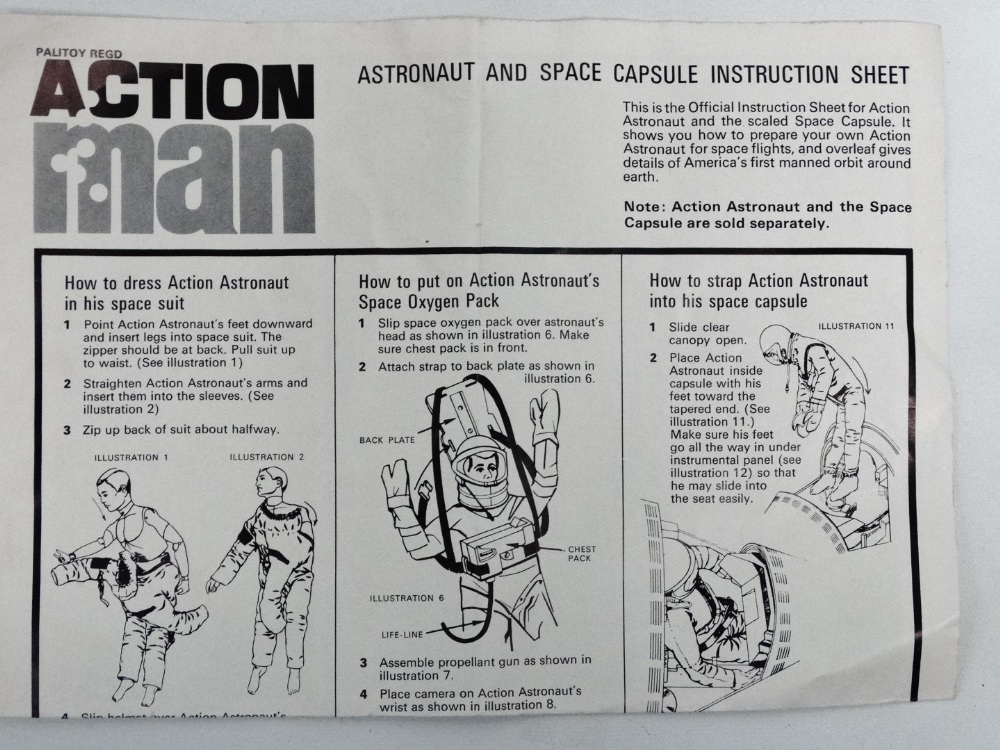 Palitoy, Action Man - a boxed vintage Palitoy Action Man Space Capsule, complete with original inner - Image 12 of 13