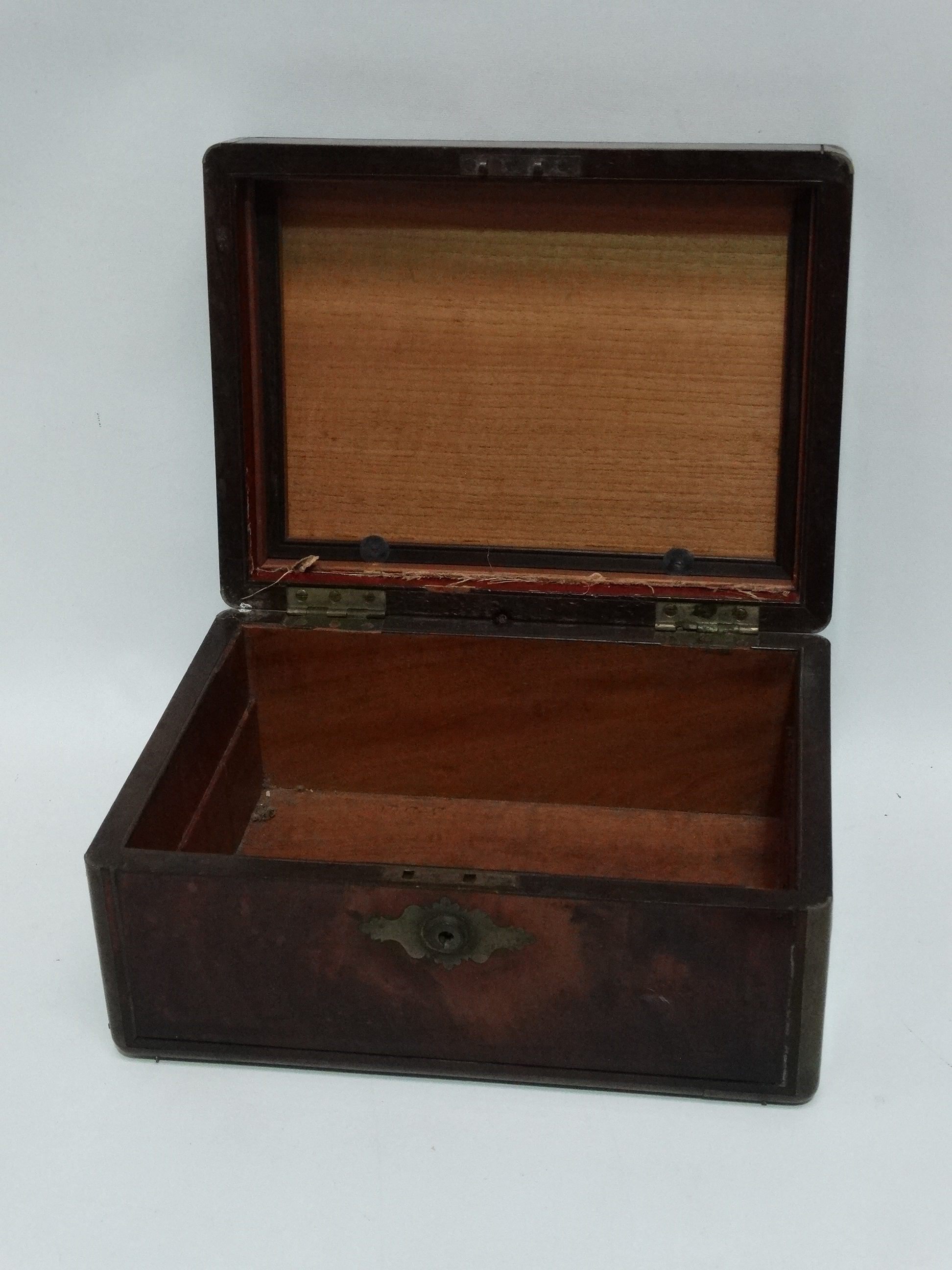 H. Webb & Co. Birmingham cast iron scales - brass trays, height 18cm, width 40cm, a brass bound - Image 4 of 4