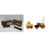 Hornby - A Stephensons Rocket 'G104 Coach' and 'G102 Track Set', each boxed, together with a