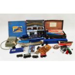 Hornby 00 starter set - including three track 0-6-2 LMS locomotive with goods wagons, track and