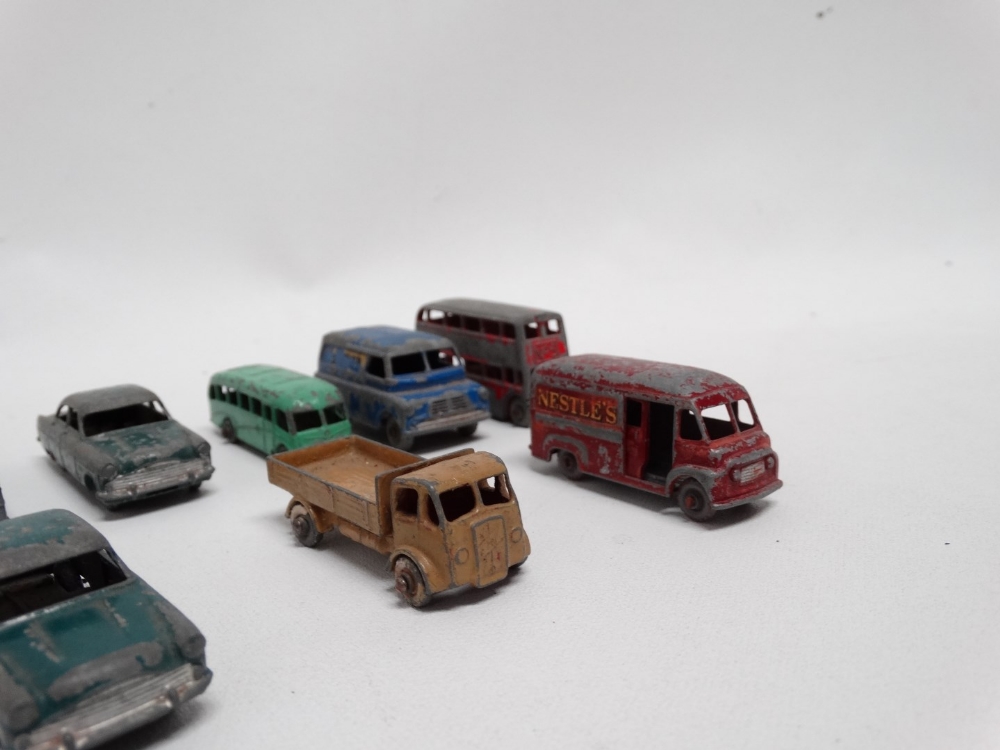 Moko Lesney Matchbox vehicles - to include No. 25 Bedford Dunlop van, No. 42 Bedford Evening news - Image 5 of 6