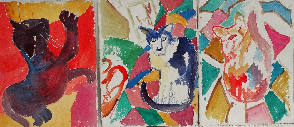 BARBARA KARN (1949) Remus Watercolour Signed, titled and dated 7/02 Unframed 38 x 28cm Together with - Image 2 of 6