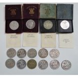 Coins - a quantity of Festival of Britain 1951 crowns, boxed and unboxed.