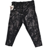 Vivienne Westwood for Lee - Black iridescent stretch fit jeans, 30' waist