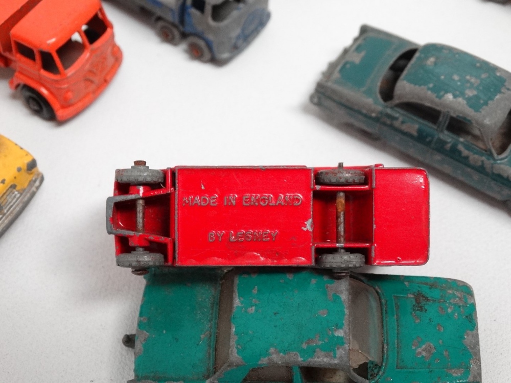Moko Lesney Matchbox vehicles - to include No. 25 Bedford Dunlop van, No. 42 Bedford Evening news - Image 6 of 6