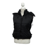 A Louis Vuitton ladies black parker jacket - extra large, together with a black Prada hooded