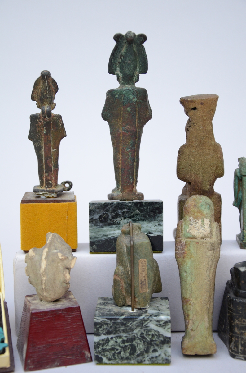 Lot: Egyptian archeological finds and others (1 to 17cm) - Bild 6 aus 7