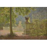 Didier Clovis 1922: painting (o/d) 'view of Versailles' (57x81cm)