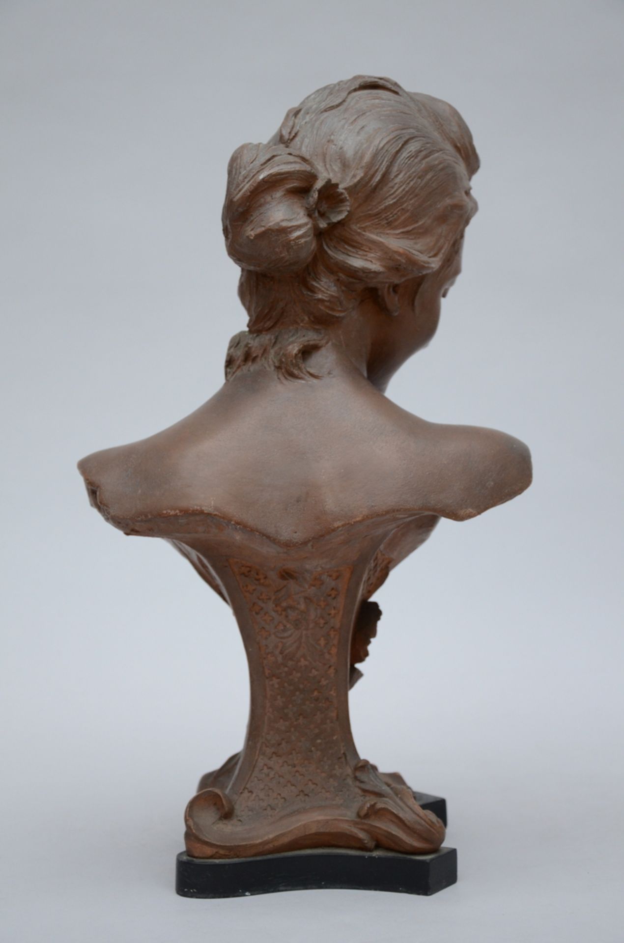 Dom Van Den Bossche: terracotta bust (h50cm) - Image 2 of 3