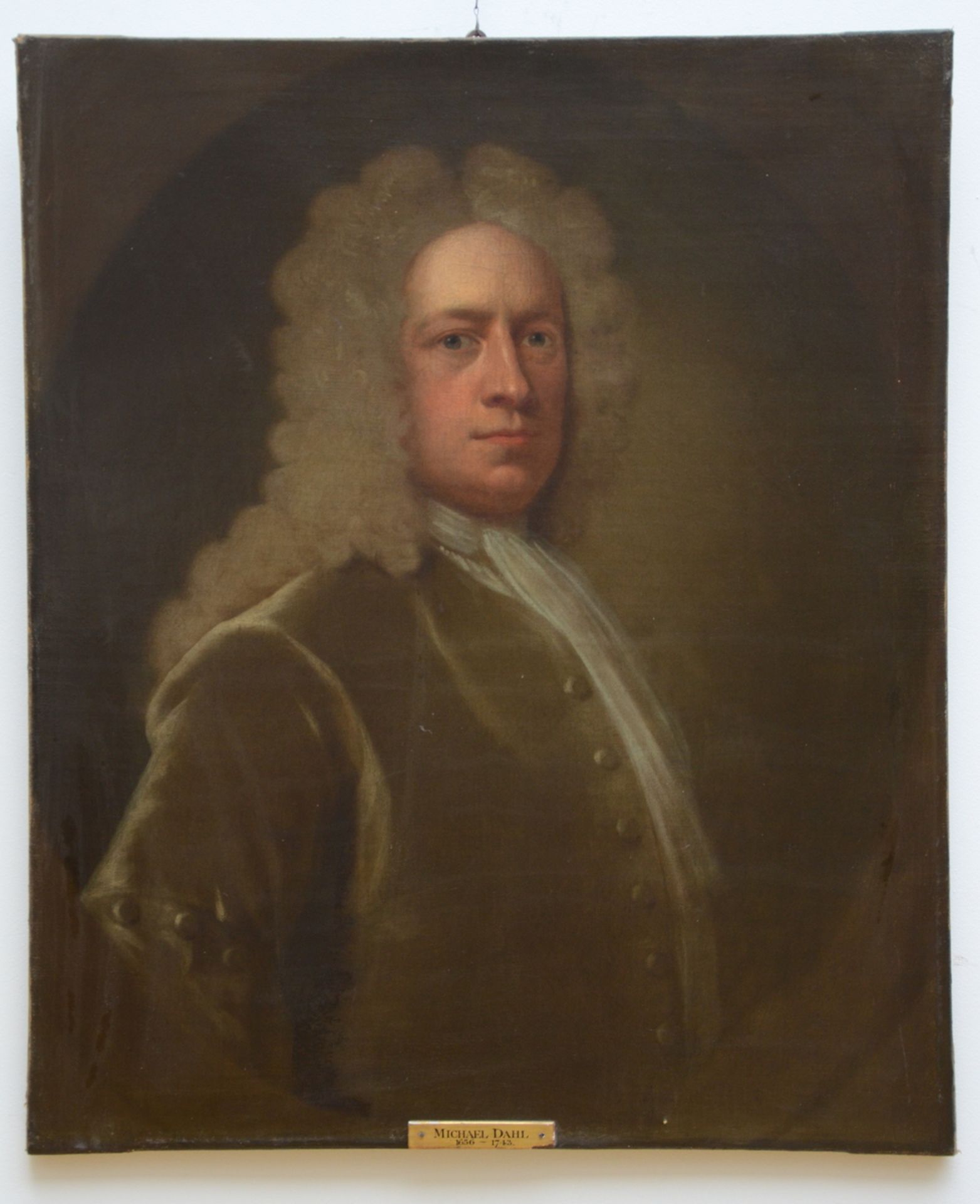 Anonymous (18th century): painting (o/c) 'portrait of a noble man' (77x63cm)