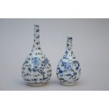 Two Chinese vases 'dragons', made for the Vietnamese market (h15 - 19cm)
