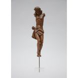 A wooden sculpture 'Christ', 17th - 18th century (h24cm)