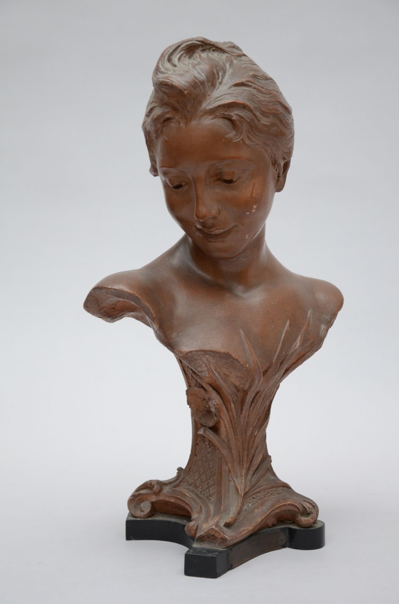 Dom Van Den Bossche: terracotta bust (h50cm)