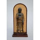 Japanese gilt wooden 'Buddha', Edo Period (h 16cm) (*) (16cm)