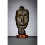 Jozef Cantré 1952: bronze sculpture 'balance' (h32.50cm)