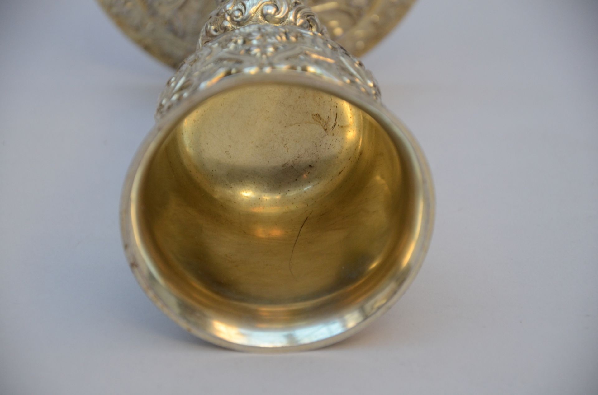 Lambotte (Liège): neo-baroque chalice in silver (h27cm) - Image 3 of 4