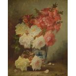 Bovaert: painting (o/c) 'flowers' (46x37cm) (*) (46x37cm)