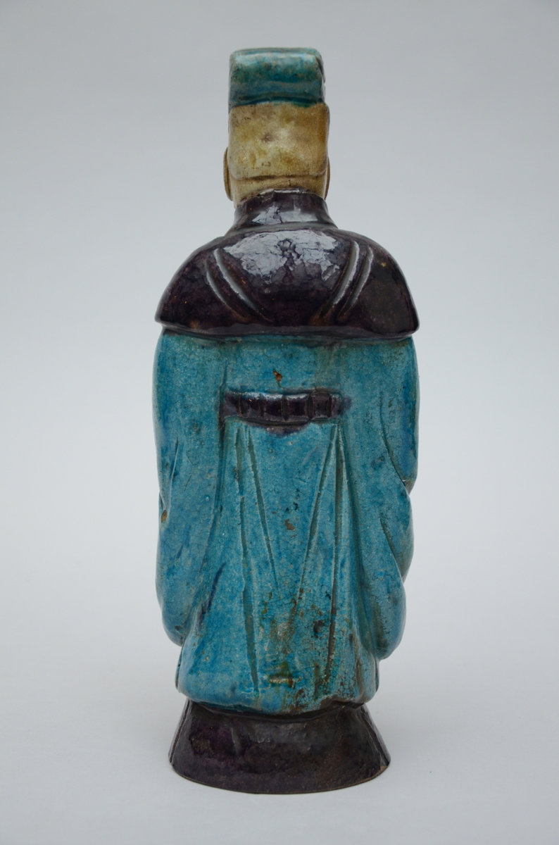Chinese fahua sculpture, Ming dynasty (h31cm) (*) - Image 3 of 3