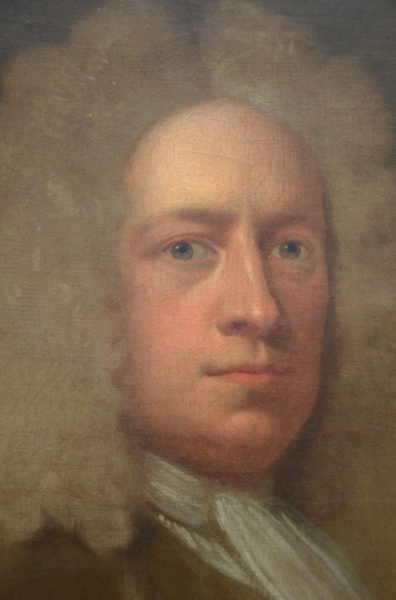 Anonymous (18th century): painting (o/c) 'portrait of a noble man' (77x63cm) - Image 2 of 3