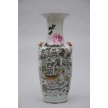 Chinese porcelain vase 'antiquities' (h60 cm)