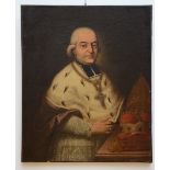 Anonymous (18th century): painting (o/c) 'Prince évêque' (89.5x74.5cm) (*)