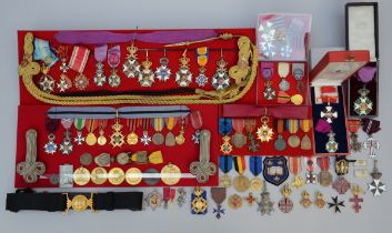 Large collection of medals