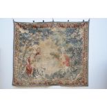 A French tapestry with figures, circa 1900 (194x230cm)