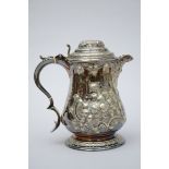 Silver plated pitcher with lid (h26cm)