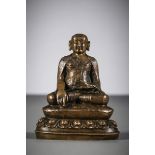 Tibetan sculpture 'portrait of a Shakya lama, possibly Khon Konchok Gyalpo', 15th - 16th century (