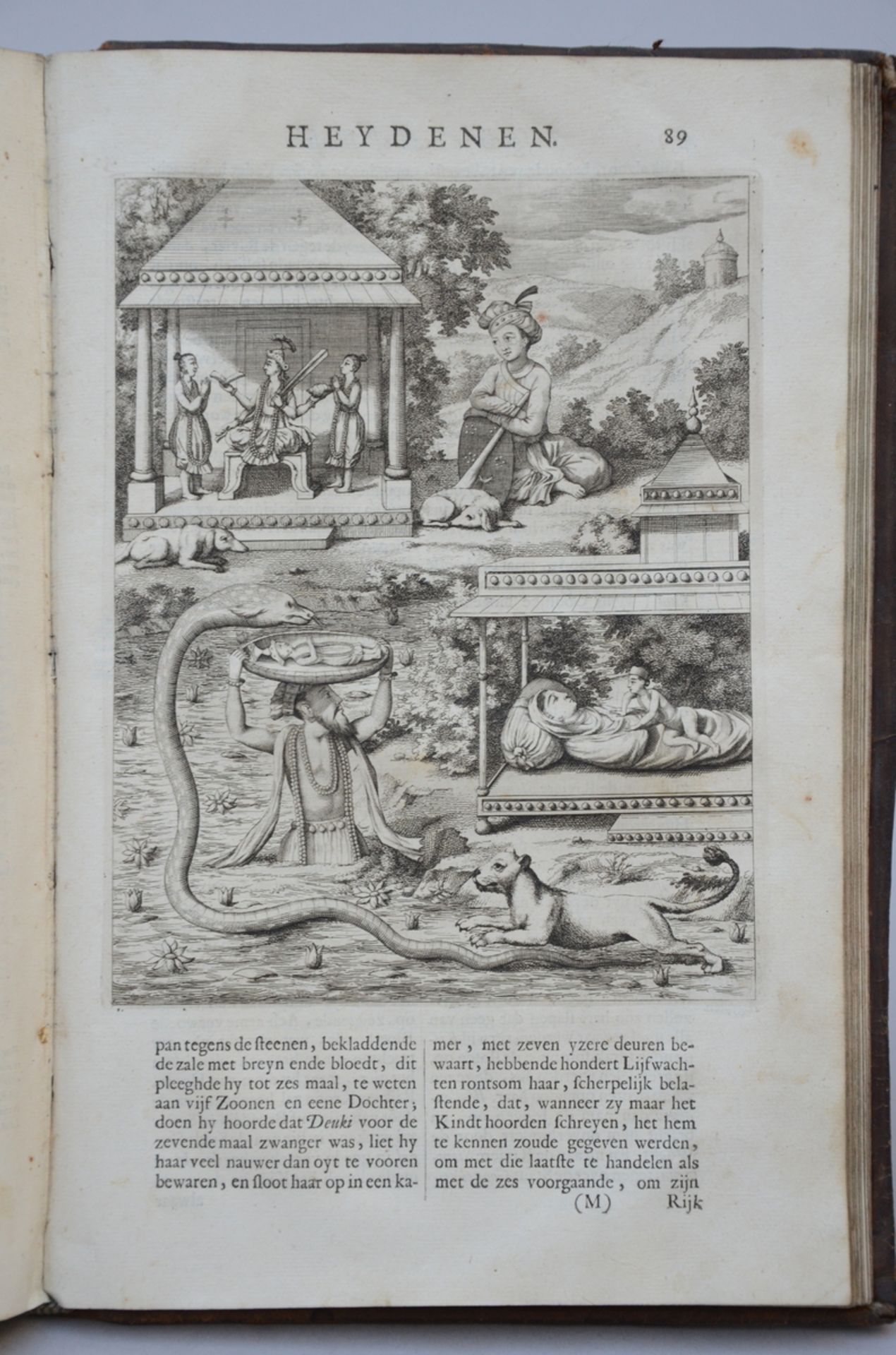 Philippus Baldaeus: boek 'Naauwkeurige beschryvinge van Malabar, Choromandel en Ceylon', 1672 ( - Image 6 of 7