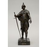 Picault: bronze sculpture 'Le devoir' (H60cm) (*)