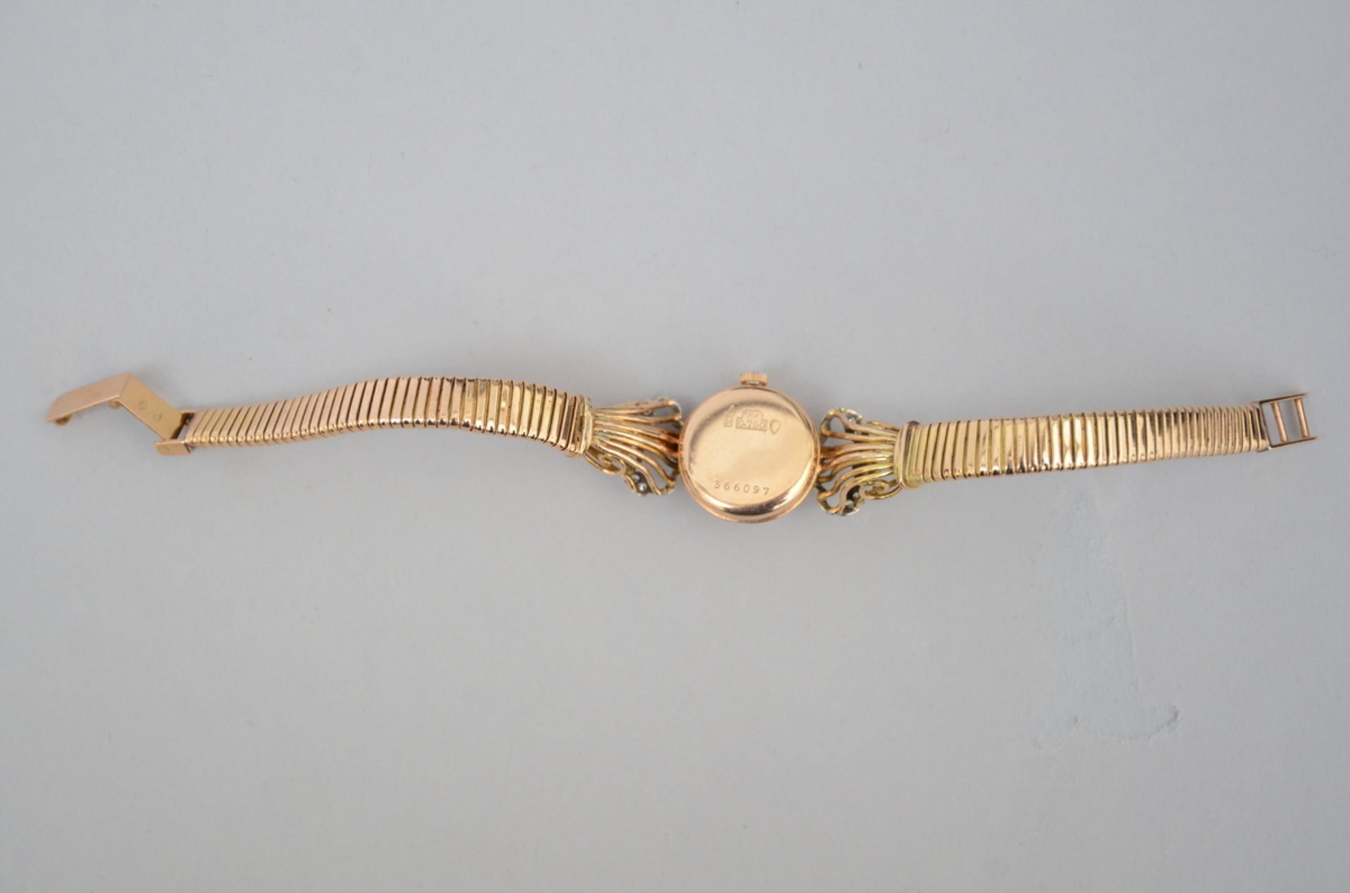 Gold ladies watch (18 carat) - Image 4 of 4