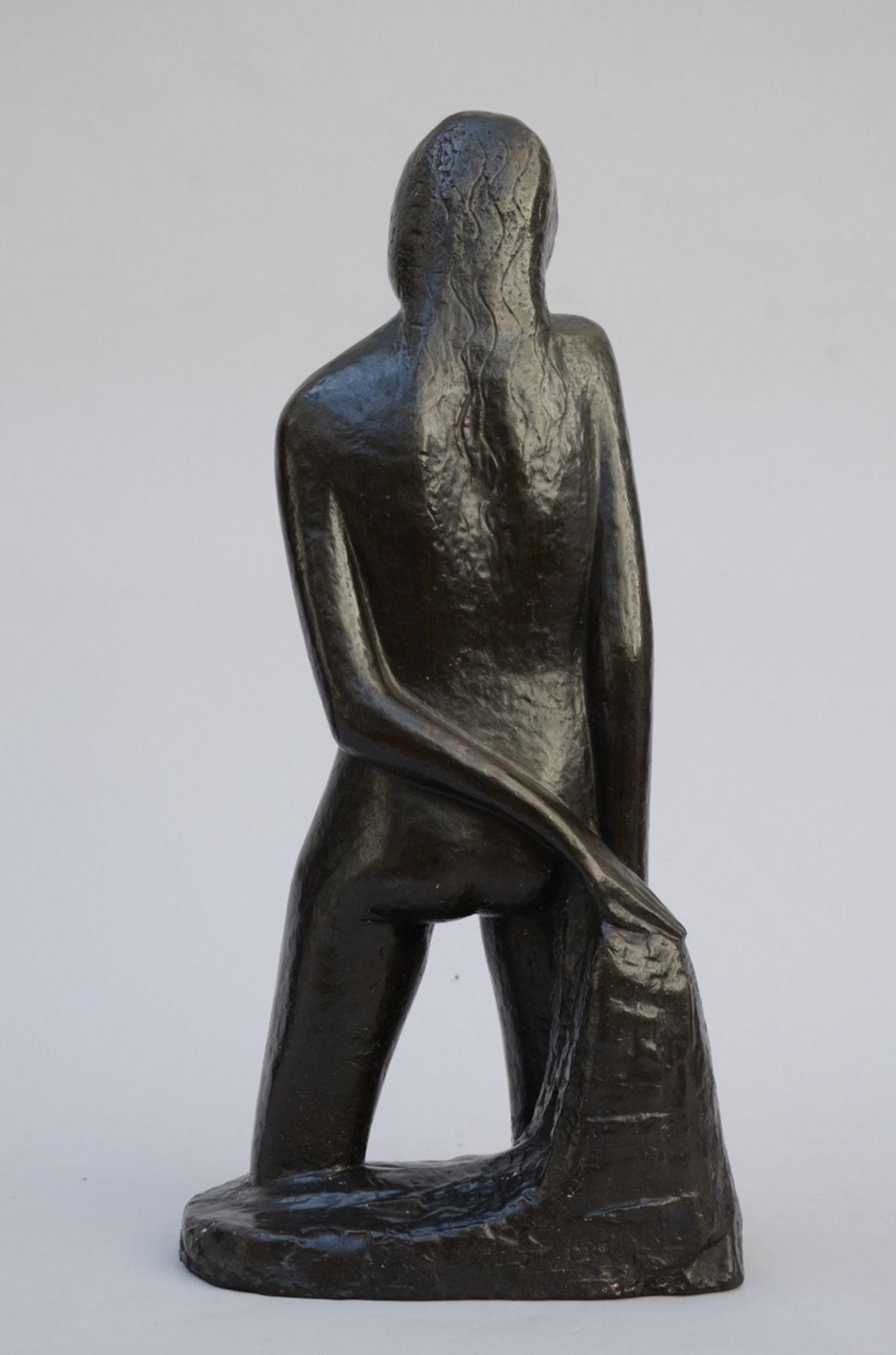 Jozef Cantré (posthumous): bronze sculpture 'swimmer' (H56cm) - Image 3 of 4
