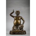 Bronze sculpture 'foreign servant', China 17th century (h22cm) (*)